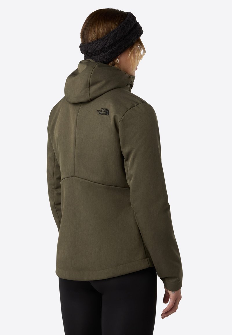 The North Face W QUEST HIGHLOFT SOFT SHELL JACKET - EU - Outdoorová bunda - new taupe grn dark heathr