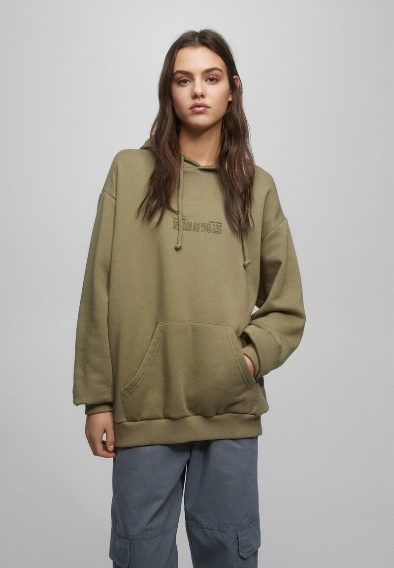 PULL&BEAR Hoodie dark green/donkergroen Zalando.nl
