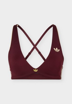 adidas Performance, ORIGINALS LIGHT SUPPORT BRA - Спортен сутиен с лека поддръжка - maroon