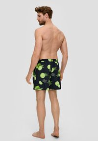 s.Oliver MIT ALL OVER PRINT - Zwemshorts - navy