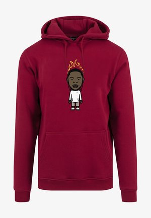 KDOT HOODY - Felpa con cappuccio - ruby