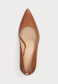 Lauren Ralph Lauren LANETTE PUMPS CLOSED TOE - Klassiske pumps - deep saddle tan