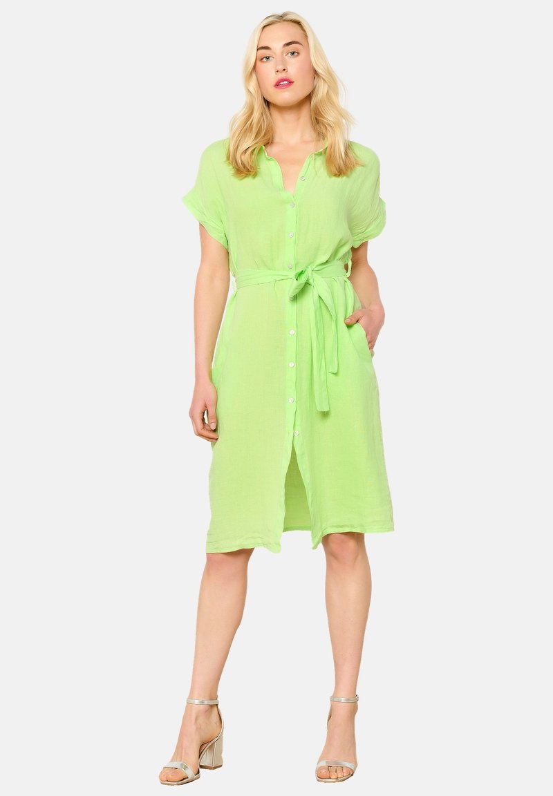 LolaLiza Abito a camicia - bright green