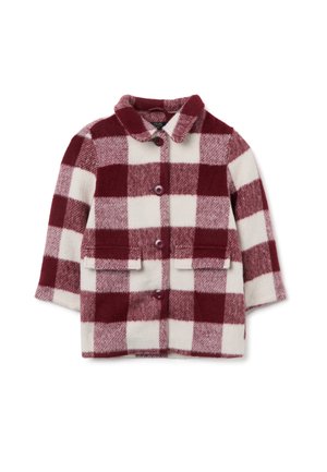CHECK REGULAR FIT - Leichte Jacke - white red