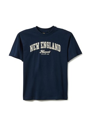 T-shirt print - dark blue