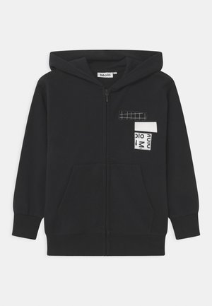MOK - Mikina na zip - black