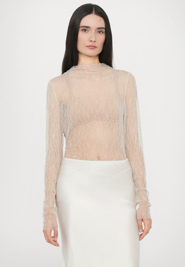 CAROLINE MIDI SKIRT - Pencil skirt - ivory2