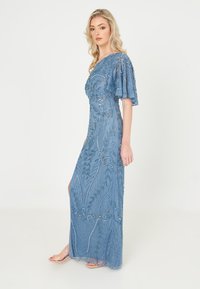 BEAUUT EMBELLISHED SEQUINS - Iltapuku - powder blue