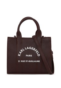 PEBBLE MINI SQUARE TOTE - Handbag - tobacco
