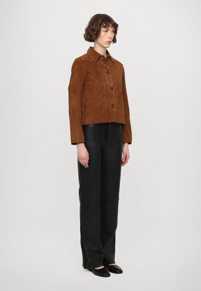 Zadig & Voltaire LESSA - Leather jacket - cognac