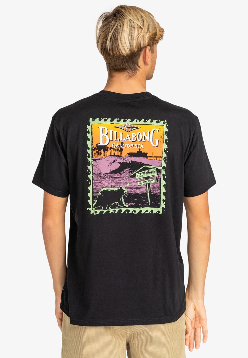 Billabong DREAMY PLACE SS - Camiseta estampada - blk