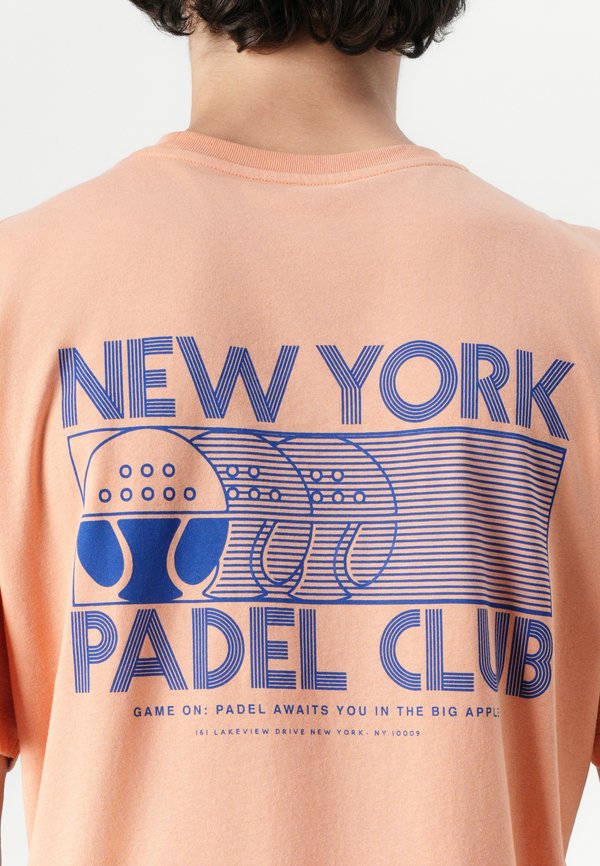 JORPADEL CLUB TEE  CREW NECK - Print T-shirt - dusty coral3