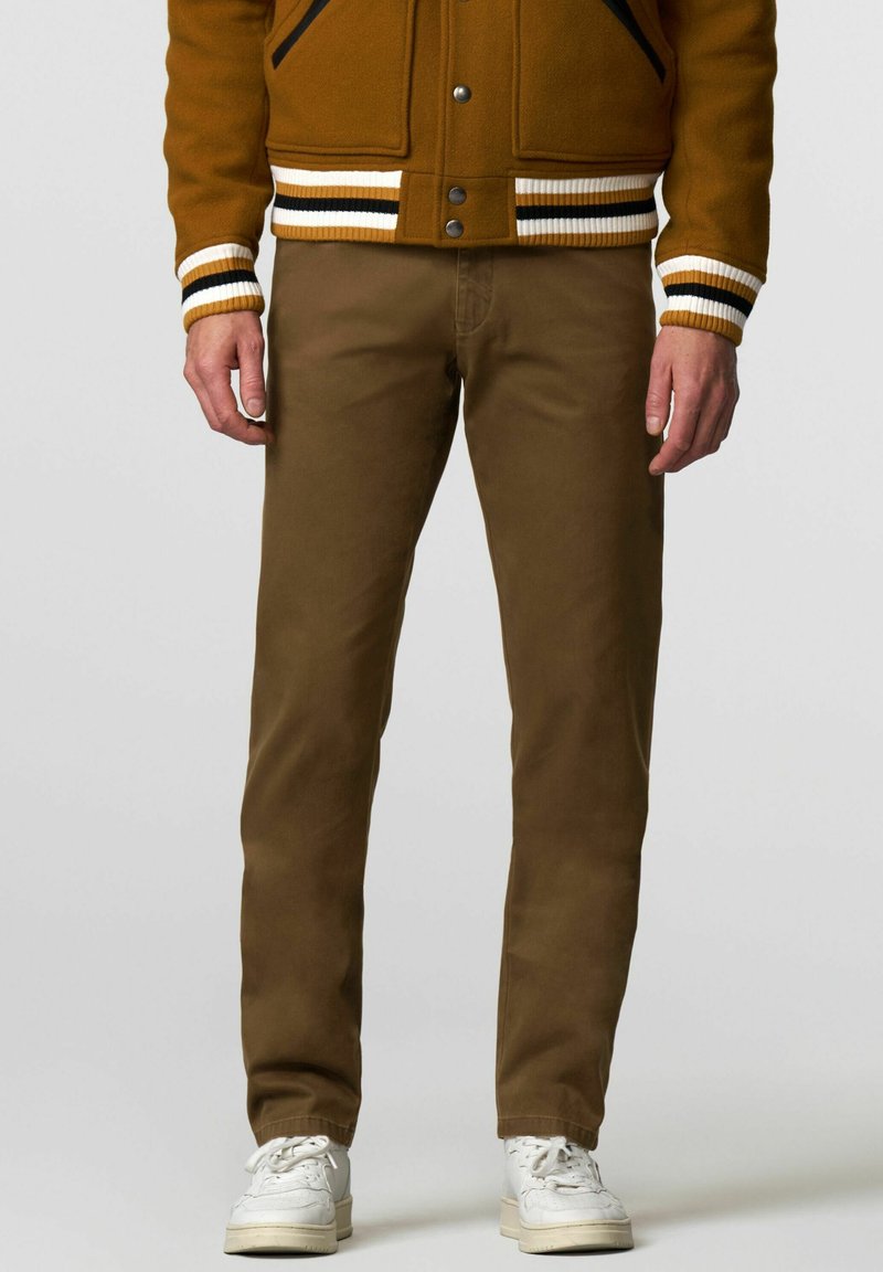 Meyer DUBLIN in Regular Fit - Chino - braun
