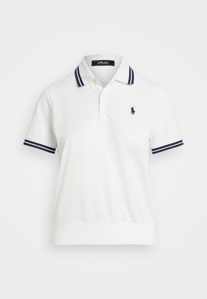 SHORT SLEEVE POLO SHIRT - Polo - ceramic white/refined navy