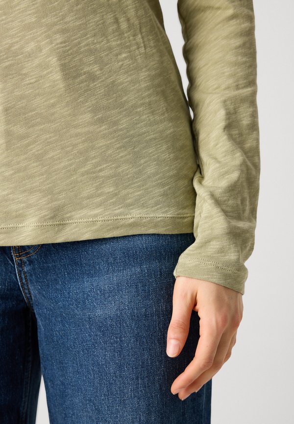 LONG SLEEVE BOAT NECK - Long sleeved top - smooth sage2