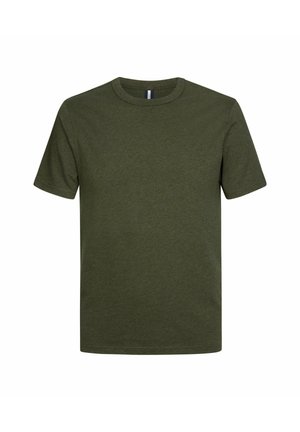 PROFUOMO, PROFUOMO T-SHIRT SHORT SLEEVE - Camiseta básica - army