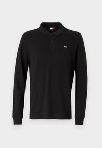 SLIM PLACKET  - Poloskjorter - black