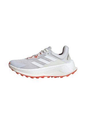 SOULSTRIDE ULTRA - Zapatillas de trail running - dash grey   cloud white   semi impact orange