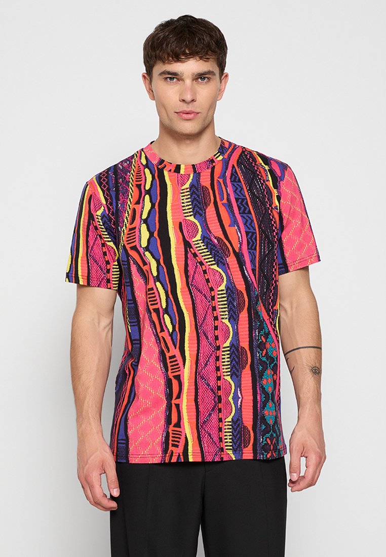 carlo colucci T-shirt print meerkleurig
