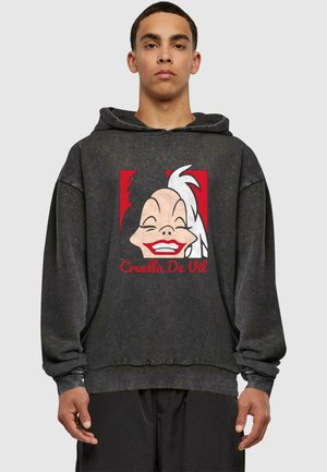 DALMATIONS - CRUELLA DE VIL HEAD - Hoodie - black