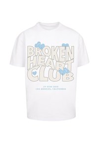 BROKEN HEART  TEE - Marškinėliai su spaudiniu - white