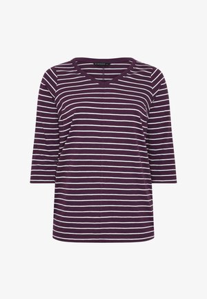 Evans, T-shirt à manches longues - mauve