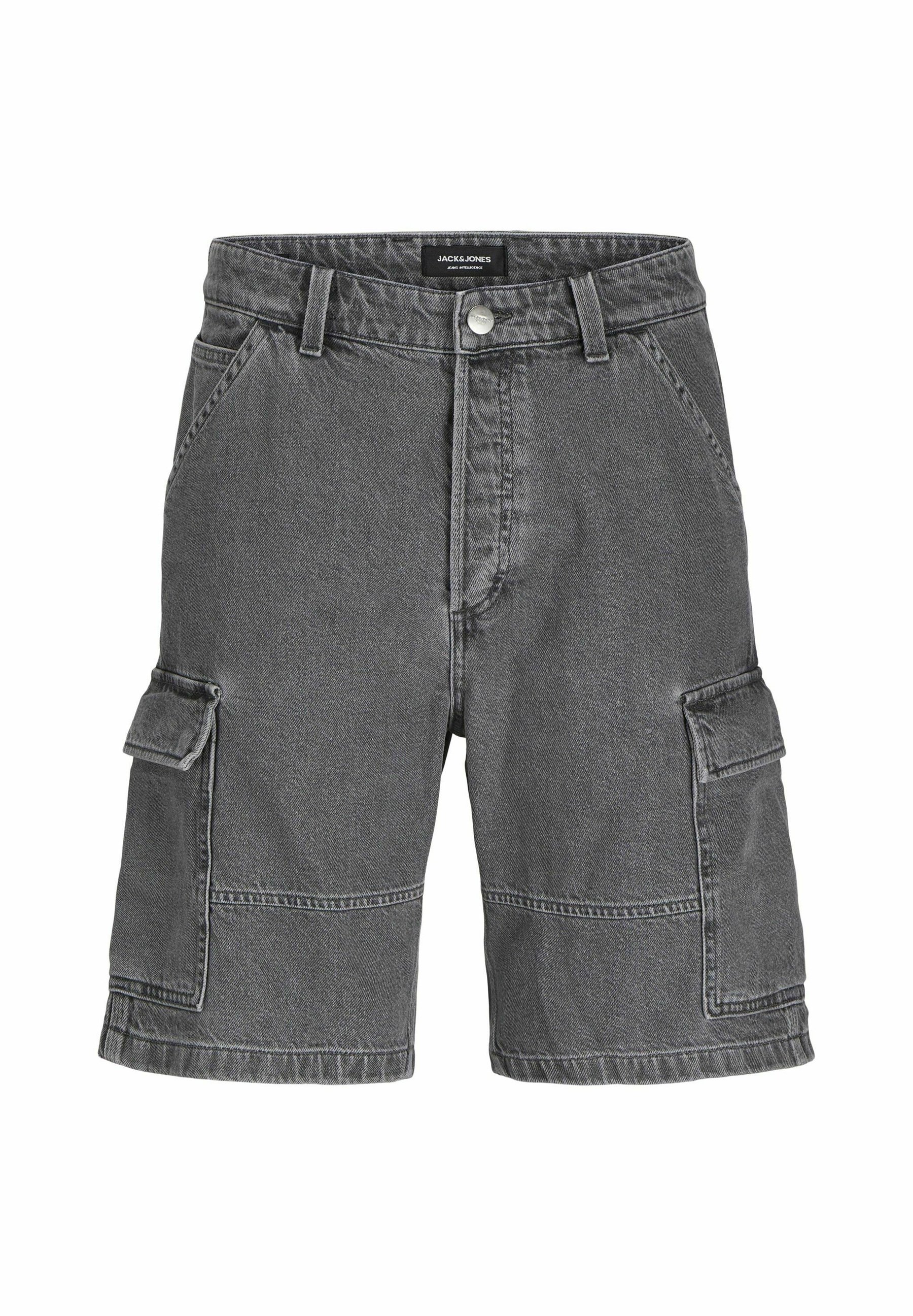 Jack Jones JJIALEX Denim shorts grey denim/grey Zalando - Main Image