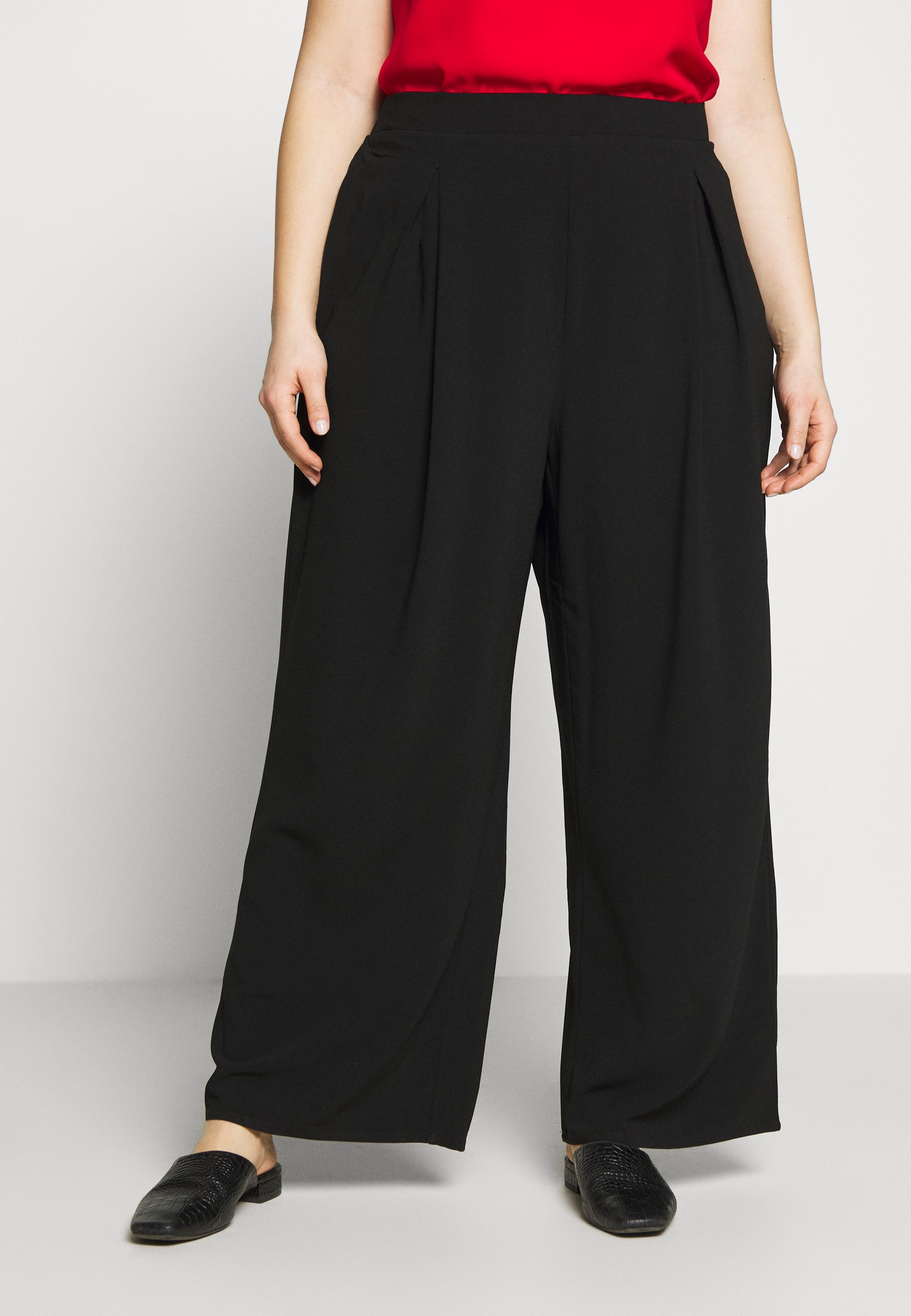 Dorothy Perkins Curve PALAZZO Bukse black Zalando.no Dorothy Perkins Curve PALAZZO Bukse black Zalando.no