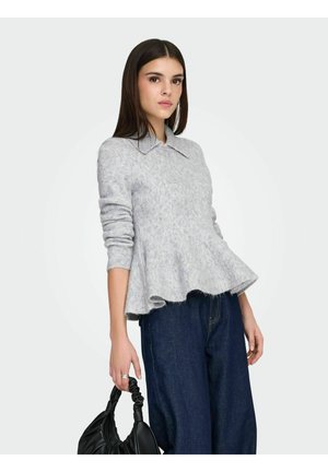 ONLSOFIA  - Strikkegenser - light grey melange