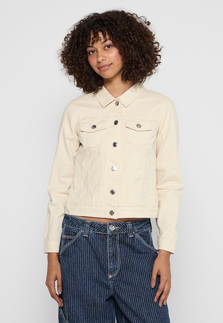 Only Spijkerjas crème