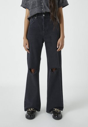 Jean flare - black