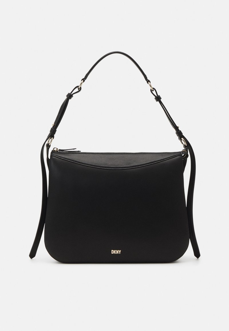 DKNY - HOBO - Geantă de mână - black/gold-coloured, Extindeți