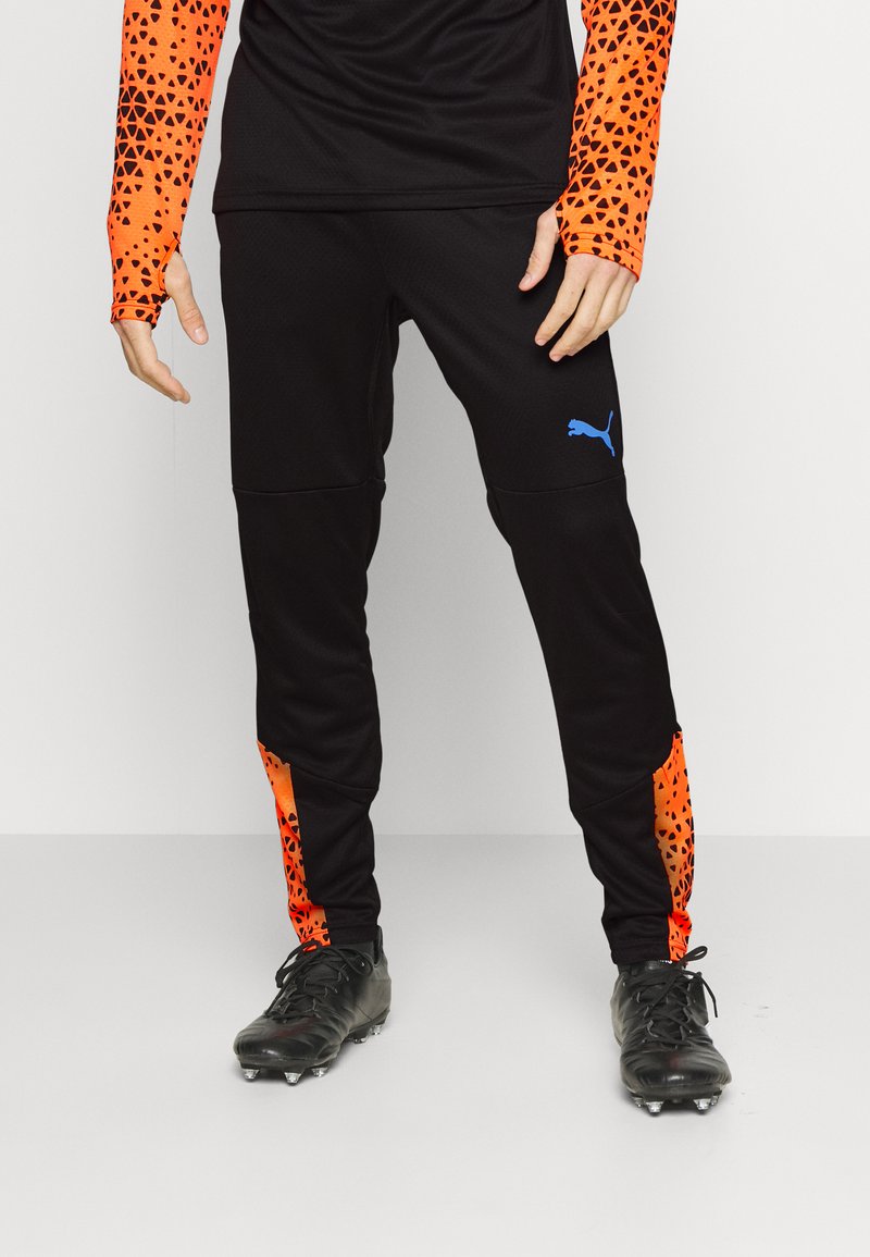 Puma INDIVIDUALCUP TRAINING Tracksuit bottoms puma black/ultra orange/black Zalando