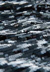 Next WIDE LEG SEQUIN TALL  - Stoffhose - navy