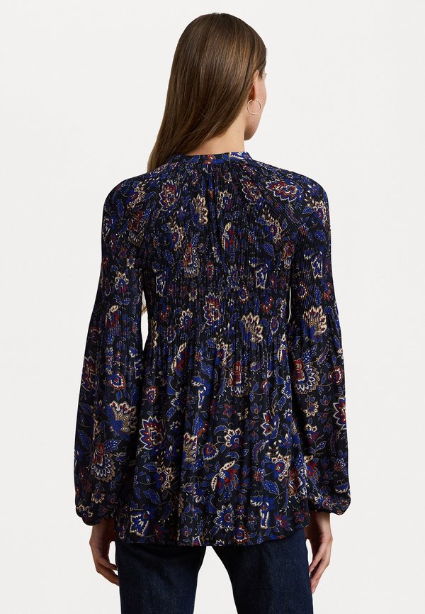 FLORAL PLEATED GEORGETTE BLOUSE - Blouse2