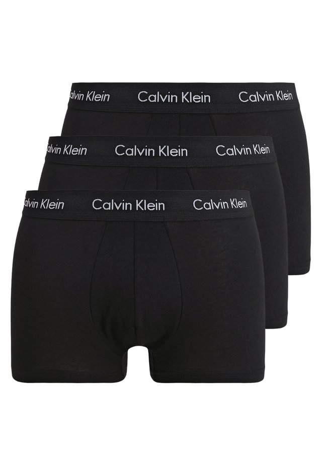 LOW RISE TRUNK 3 PACK - Panties - black
