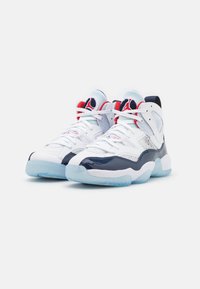 Jordan JUMPMAN TWO TREY - Sapatilhas de cano alto - white/university red/navy
