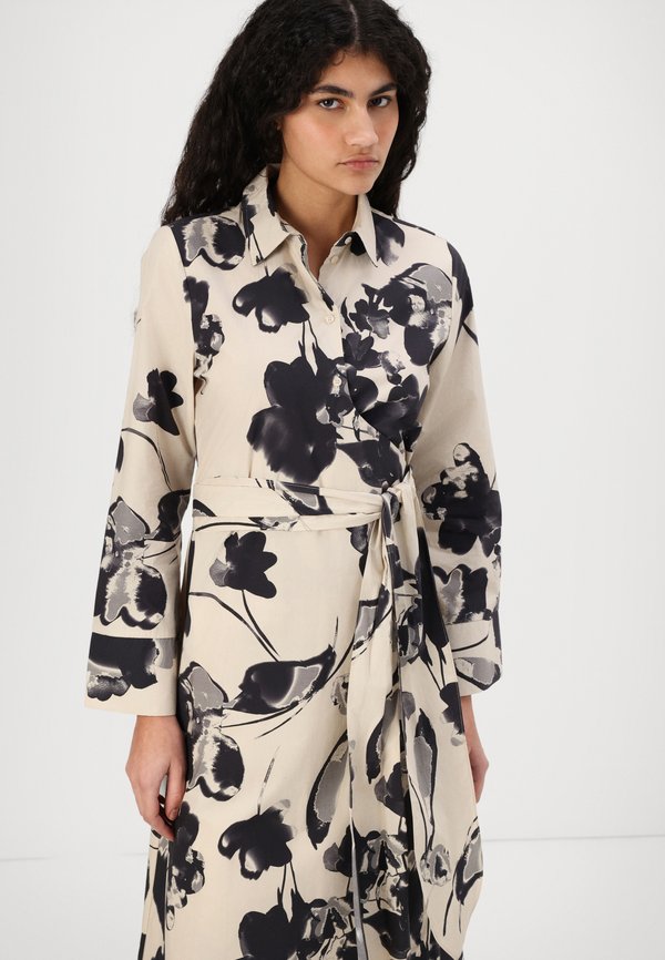 SLFAVIANA MIDI WRAP DRESS - Shirt dress - birch2
