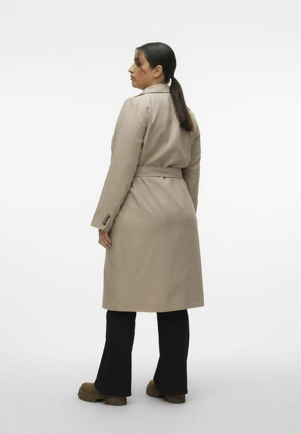 SIRI  - Trenchcoat - silver mink