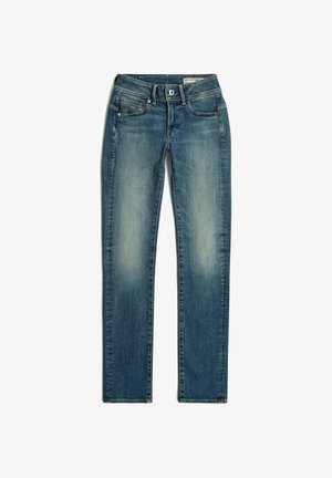 G-STAR, MIDGE SLIM STRAIGHT JEANS - Jeans Slim Fit - antique faded scorodite