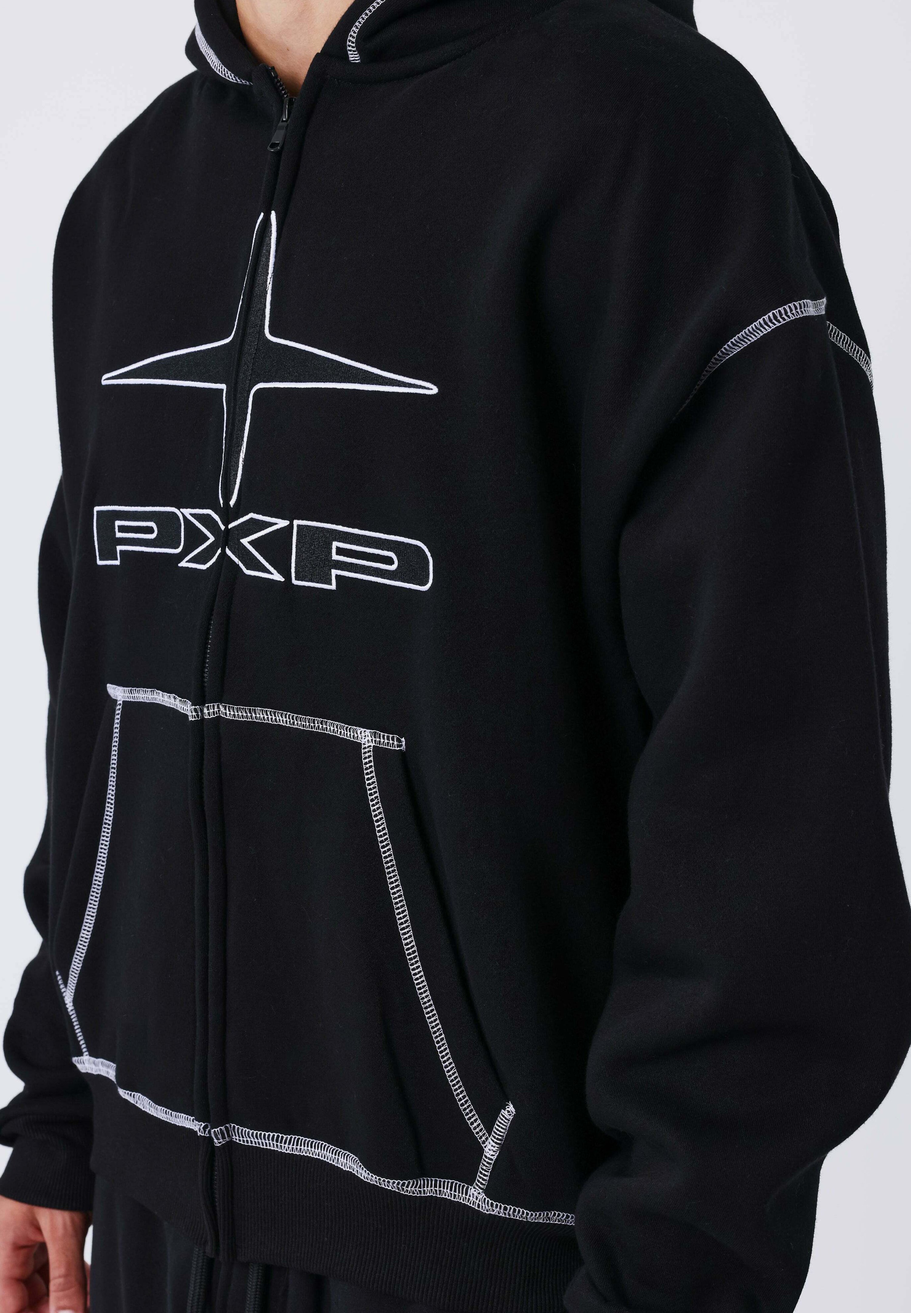 Project X Paris UK DRIP - Zip-up sweatshirt - noir/black - Zalando