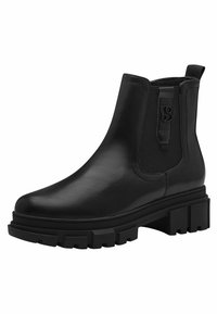 s.Oliver Bottines à plateau - black