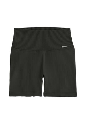 aim’n®, RIBBED SEAMLESS MIDI BIKER SHORTS - Short cycliste - dark ivy