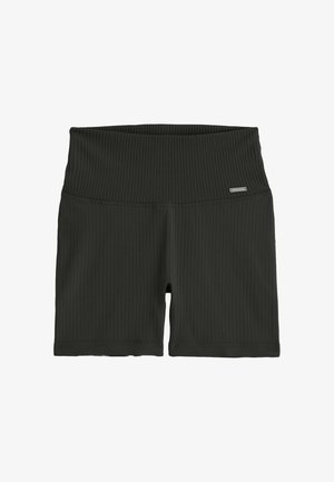 aim’n®, RIBBED SEAMLESS MIDI BIKER SHORTS - Short cycliste - dark ivy
