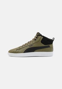 Puma - SMASH 3.0 MID UNISEX - High-top trainers - olive drab/black/white Thumbnail Image 1