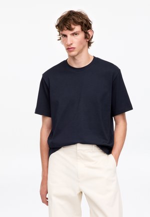 ARKET, ARKET 220 GSM RELAXED T-SHIRT - T-shirt basique - dark blue