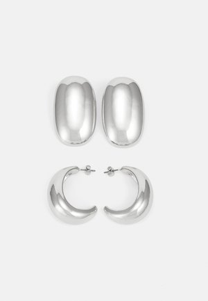 2 PACK - Korvakorut - silver-coloured