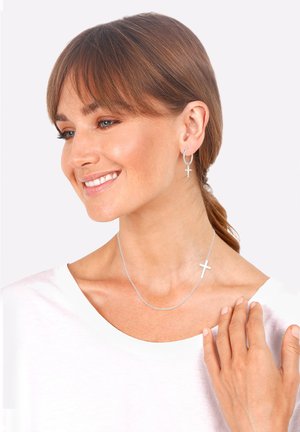 2 PACK CROSS - Earrings - silber