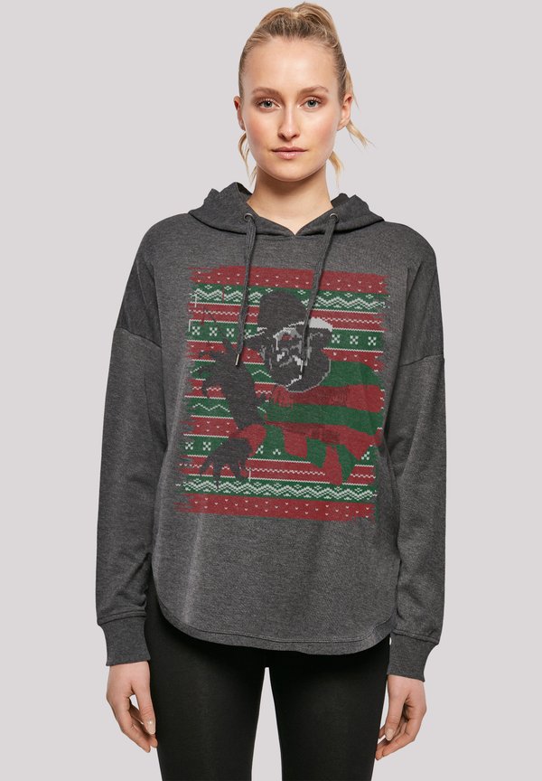 CHRISTMAS WEIHNACHTEN FAIR ISLE - Kapuzenpullover - charcoal