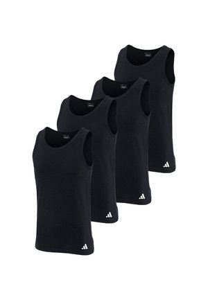 4 PACK - Unterhemd/-shirt - schwarz